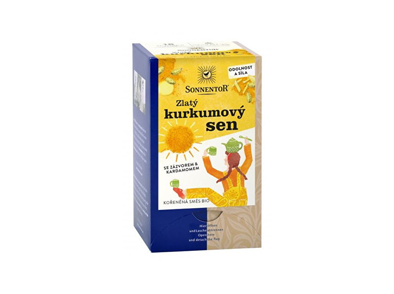 Zobrazit detail výrobku Sonnentor Bio Zlatý kurkumový sen 36g Zobrazit detail výrobku Sonnentor Bio Zlatý kurkumový sen 36g