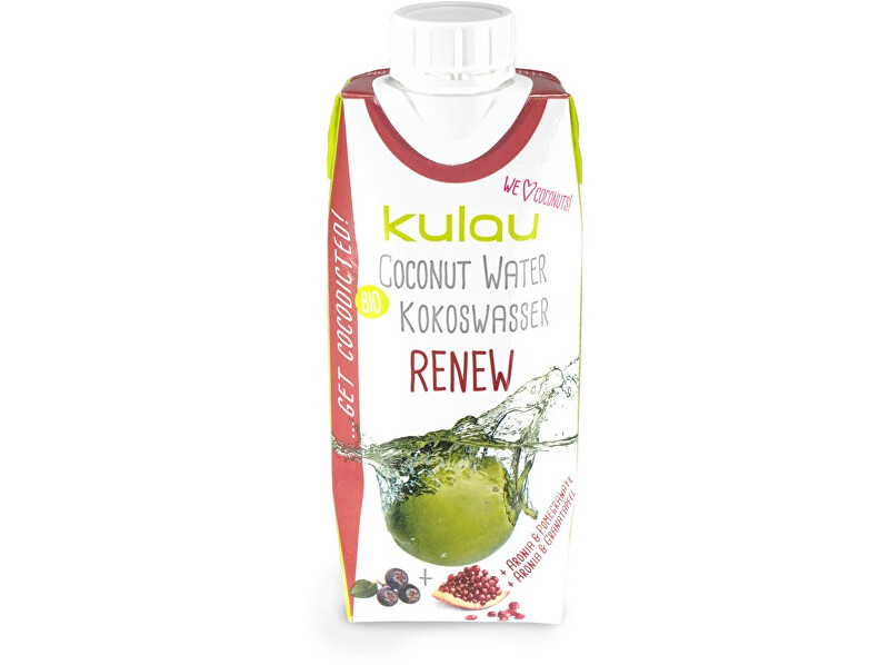 Kulau Bio kokosová voda RENEW 330ml