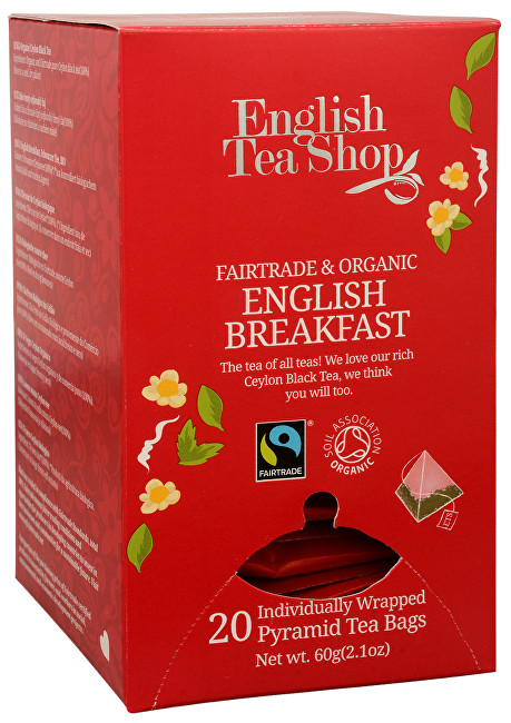 English Tea Shop Černý čaj English Breakfast 20 pyramidek