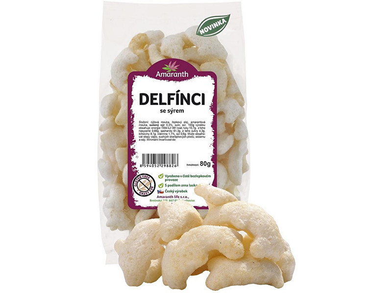 Zobrazit detail výrobku Amaranth life Delfínci sýr 80g Zobrazit detail výrobku Amaranth life Delfínci sýr 80g