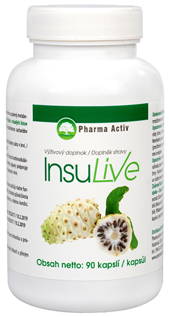 Zobrazit detail výrobku Pharma Activ InsuLive 90 kapslí Zobrazit detail výrobku Pharma Activ InsuLive 90 kapslí