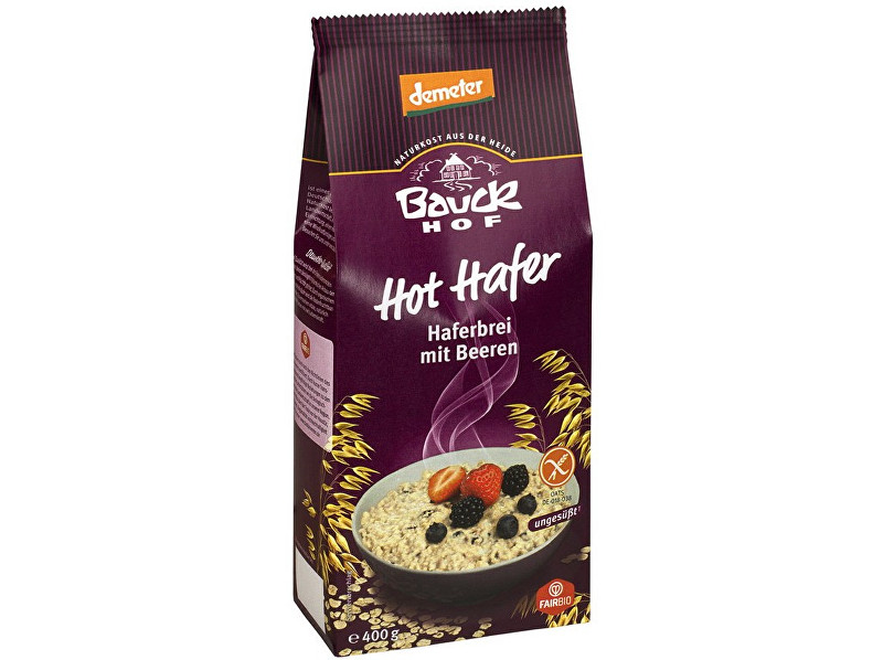 Zobrazit detail výrobku Bauck hof Bio Kaše ovesná celozrnná horké ovoce bezlepková 400g Zobrazit detail výrobku Bauck hof Bio Kaše ovesná celozrnná horké ovoce bezlepková 400g