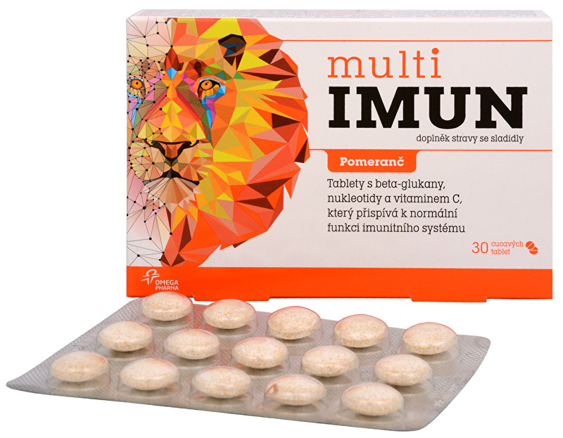 MultiIMUN cucavé tablety s pomerančovou příchutí 30 tbl.