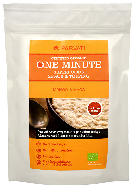 Parvati One Minute SUPERFOODS snack & topping MANGO A MACA 300 g