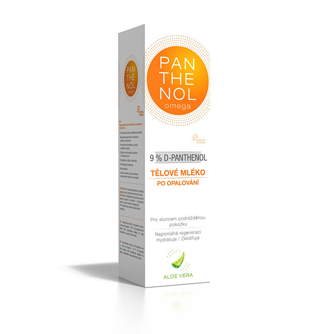 Omega Pharma Panthenol Omega tělové mléko Aloe Vera 9% 250 ml