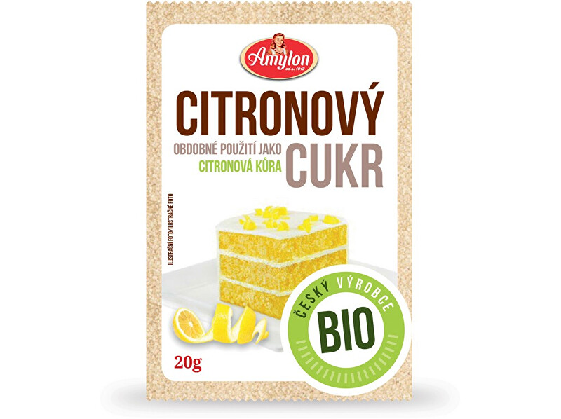 Zobrazit detail výrobku Amylon Bio citronový cukr Amylon 20g Zobrazit detail výrobku Amylon Bio citronový cukr Amylon 20g