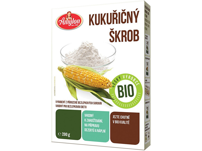 Amylon Bio kukuřičný škrob Amylon 200g - bez lepku