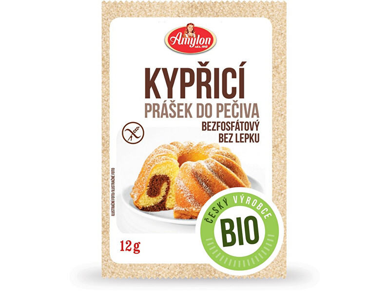 Zobrazit detail výrobku Amylon Bio kypřící prášek do pečiva Amylon 12g Zobrazit detail výrobku Amylon Bio kypřící prášek do pečiva Amylon 12g