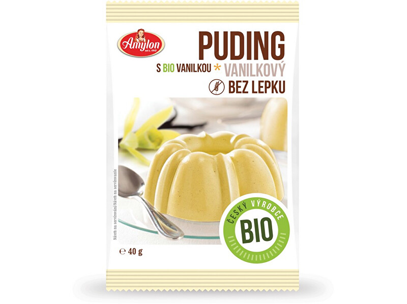 Zobrazit detail výrobku Amylon Bio Puding vanilkový Amylon 40g Zobrazit detail výrobku Amylon Bio Puding vanilkový Amylon 40g
