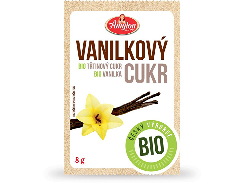 Zobrazit detail výrobku Amylon Bio vanilkový cukr Amylon 8g Zobrazit detail výrobku Amylon Bio vanilkový cukr Amylon 8g
