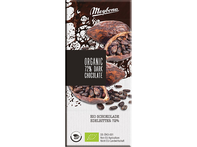 Zobrazit detail výrobku Meybona Bio Čokoláda hořká 72% 100g Zobrazit detail výrobku Meybona Bio Čokoláda hořká 72% 100g