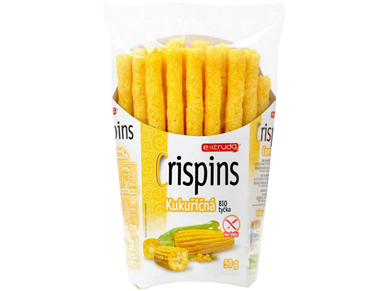 Zobrazit detail výrobku EXTRUDO Bio Crispins tyčka kukuřičná 50g Zobrazit detail výrobku EXTRUDO Bio Crispins tyčka kukuřičná 50g