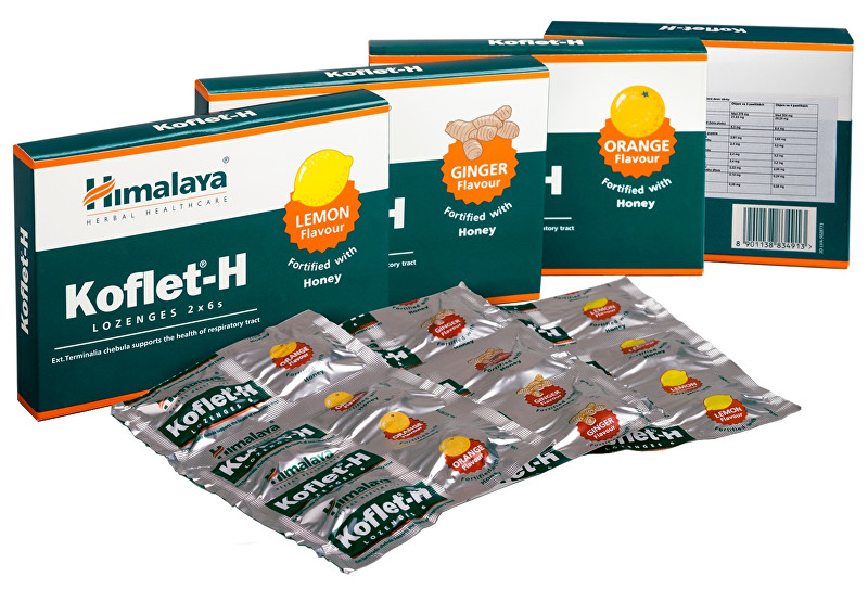 Agency MM Health Himalaya Koflet-H s medem 12 pastilek Pomeranč