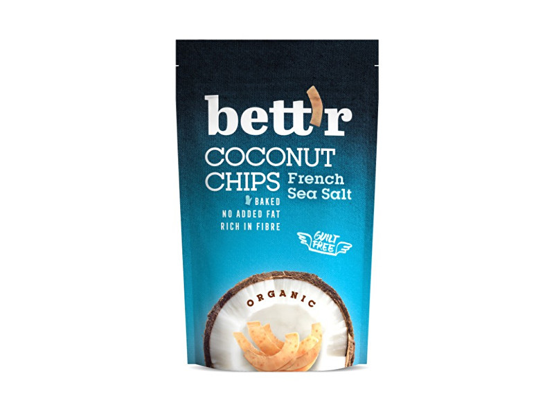 Zobrazit detail výrobku Bettr Bio Kokos chips s mořskou solí 70g Zobrazit detail výrobku Bettr Bio Kokos chips s mořskou solí 70g