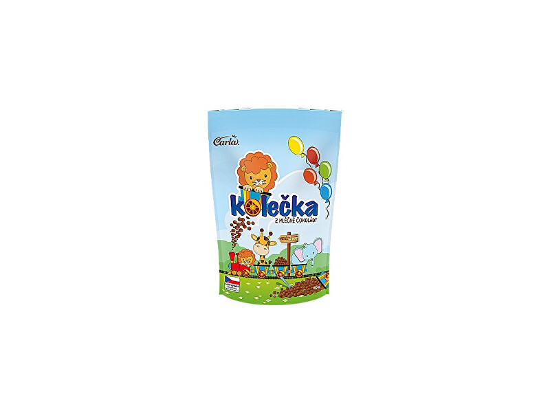 Zobrazit detail výrobku Carla Kolečka z mléčné čokolády 200g Zobrazit detail výrobku Carla Kolečka z mléčné čokolády 200g