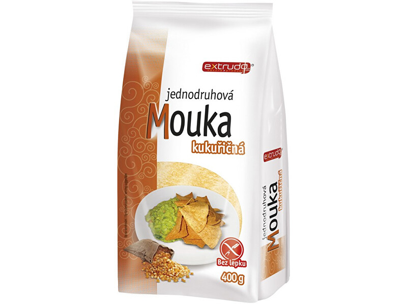 Zobrazit detail výrobku EXTRUDO Kukuřičná mouka polohrubá 400g Zobrazit detail výrobku EXTRUDO Kukuřičná mouka polohrubá 400g