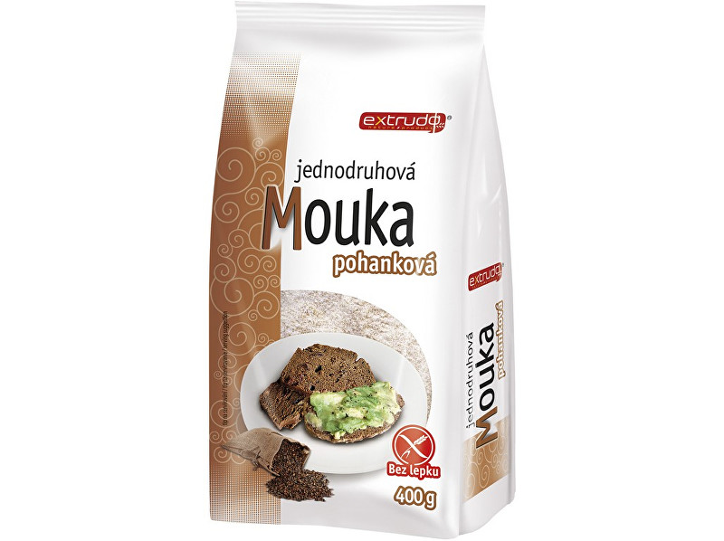 Zobrazit detail výrobku EXTRUDO Mouka pohanková nativní 400g Zobrazit detail výrobku EXTRUDO Mouka pohanková nativní 400g