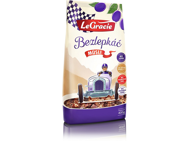 Zobrazit detail výrobku LeGracie Müsli bezlepkáč 400g Zobrazit detail výrobku LeGracie Müsli bezlepkáč 400g