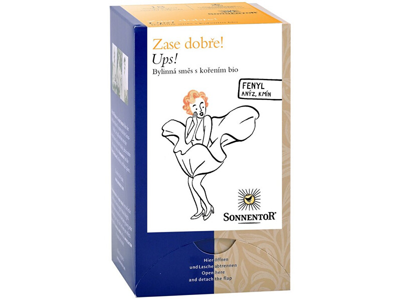 Zobrazit detail výrobku Sonnentor Bio bylinný čaj s kořením Ups! 30,6g Zobrazit detail výrobku Sonnentor Bio bylinný čaj s kořením Ups! 30,6g