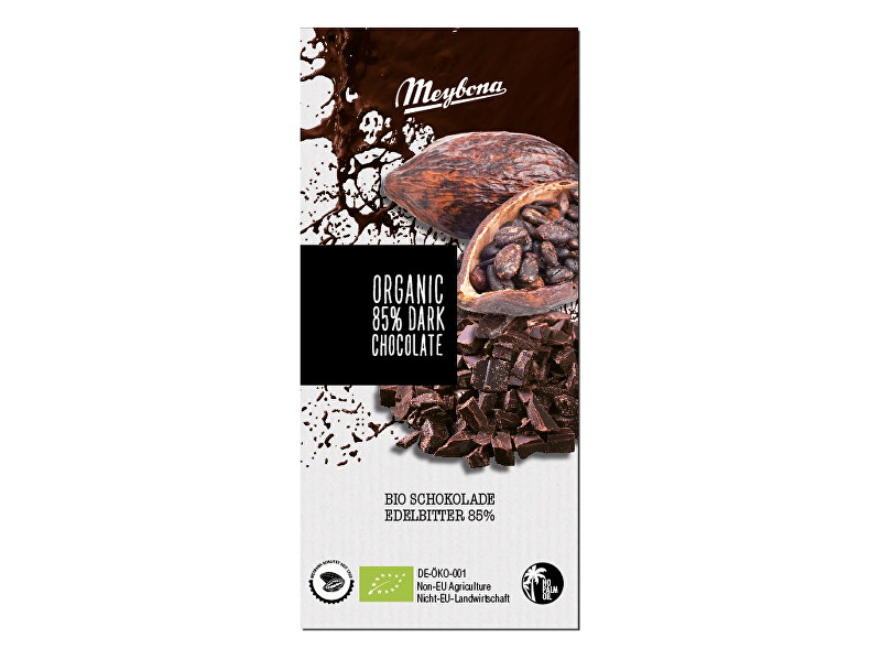 Zobrazit detail výrobku Meybona Bio hořká čokoláda 85% 100g Zobrazit detail výrobku Meybona Bio hořká čokoláda 85% 100g