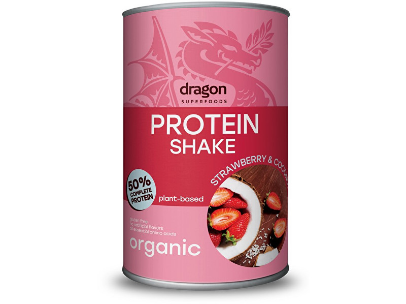 Zobrazit detail výrobku Dragon superfoods Bio proteinový koktejl jahoda a kokos 450g Zobrazit detail výrobku Dragon superfoods Bio proteinový koktejl jahoda a kokos 450g