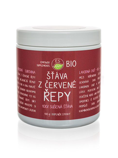 Empower Supplements Bio šťáva z červené řepy 100 g