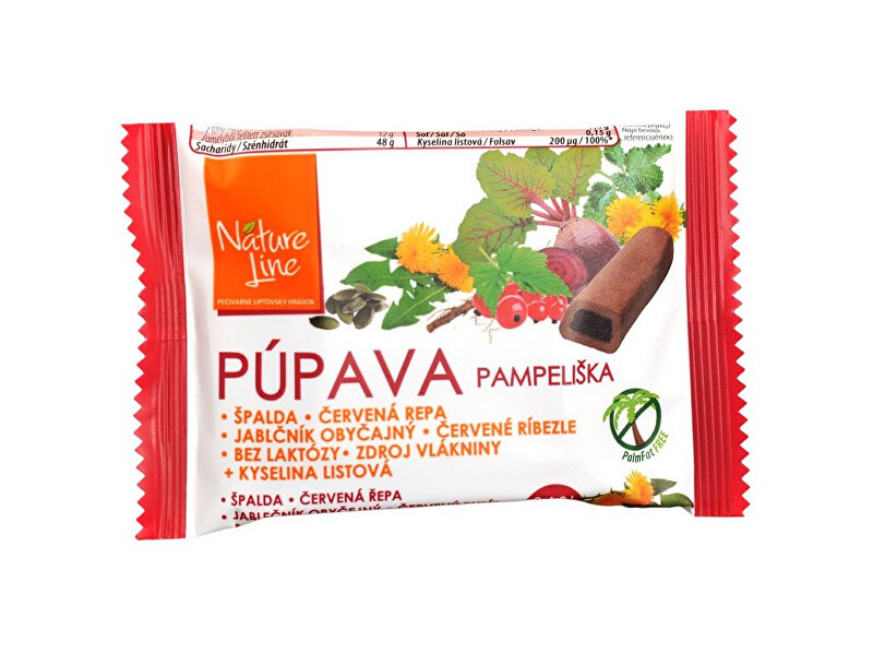 Zobrazit detail výrobku Nature Line Celozrnné sušenky plněné náplní s červenou řepou, kořenem pampelišky a jablečníkem obecným 50g Zobrazit detail výrobku Nature Line Celozrnné sušenky plněné náplní s červenou řepou, kořenem pampelišky a jablečníkem obecným 50g