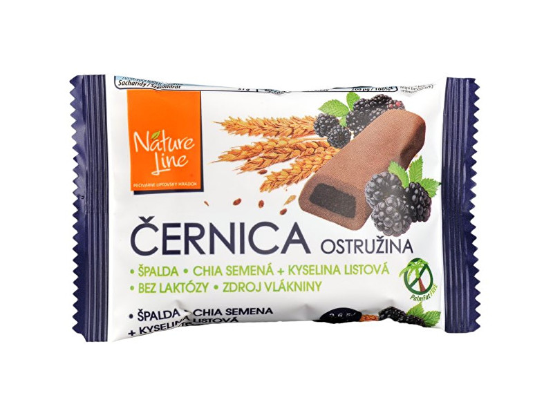 Zobrazit detail výrobku Nature Line Celozrnné sušenky s ostružinovou náplní 50g Zobrazit detail výrobku Nature Line Celozrnné sušenky s ostružinovou náplní 50g