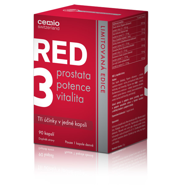 Cemio Cemio RED3 90 kapslí limitovaná edice