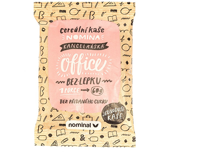 Zobrazit detail výrobku NOMINAL Cereální kaše NOMINA kancelářská / office 60g Zobrazit detail výrobku NOMINAL Cereální kaše NOMINA kancelářská / office 60g