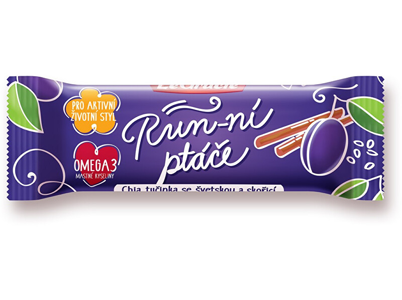 Zobrazit detail výrobku LeGracie Tyčinka Run-ní ptáče švestka a skořice s chia 35g Zobrazit detail výrobku LeGracie Tyčinka Run-ní ptáče švestka a skořice s chia 35g