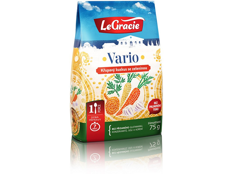 Zobrazit detail výrobku LeGracie Kuskus Vario - 1 porcovka 75g Zobrazit detail výrobku LeGracie Kuskus Vario - 1 porcovka 75g