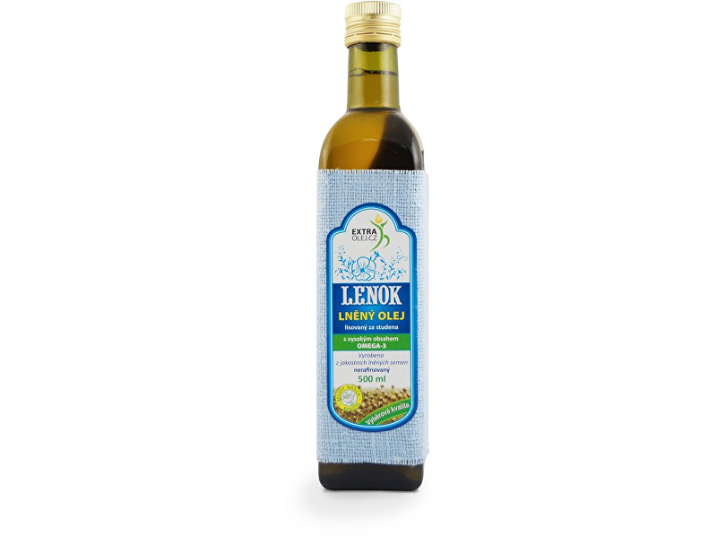 Zobrazit detail výrobku Extra olej.cz Lněný olej 500ml Zobrazit detail výrobku Extra olej.cz Lněný olej 500ml