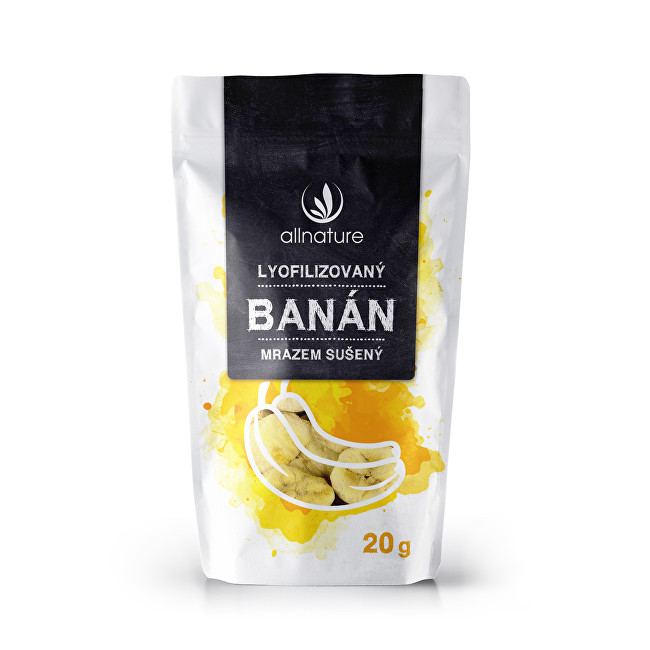 Allnature Lyofilizovaný banán 20 g