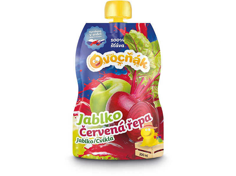 Zobrazit detail výrobku Ovocňák Ovocňák mošt jablko červená řepa 200ml Zobrazit detail výrobku Ovocňák Ovocňák mošt jablko červená řepa 200ml