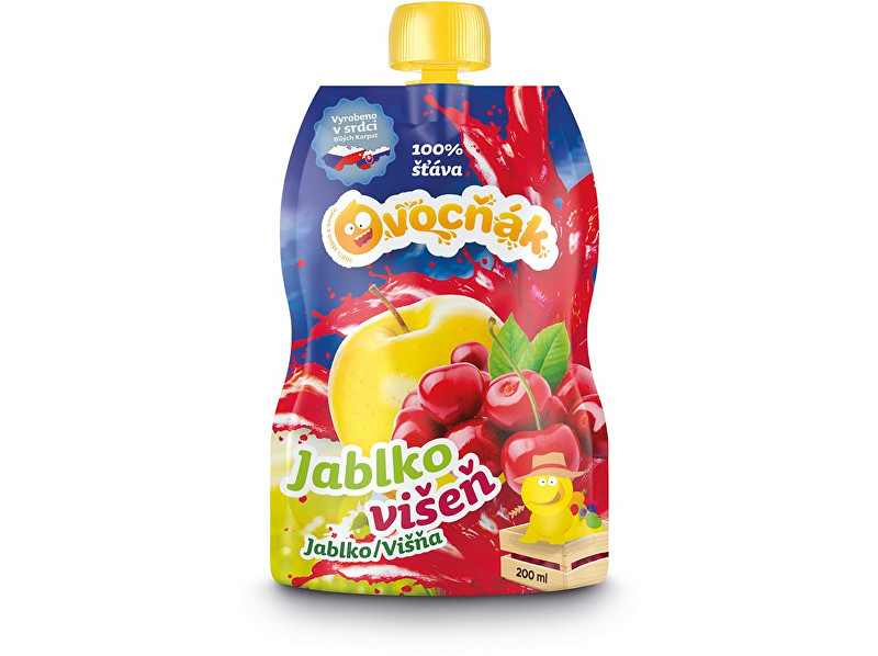 Zobrazit detail výrobku Ovocňák Ovocňák mošt jablko višeň 200ml Zobrazit detail výrobku Ovocňák Ovocňák mošt jablko višeň 200ml
