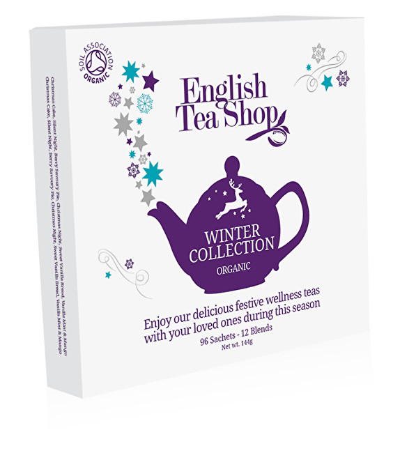 English Tea Shop Papírová kolekce 96 pyramidových sáčků - Kolekce vánoční zima Kolekce vánoční zima