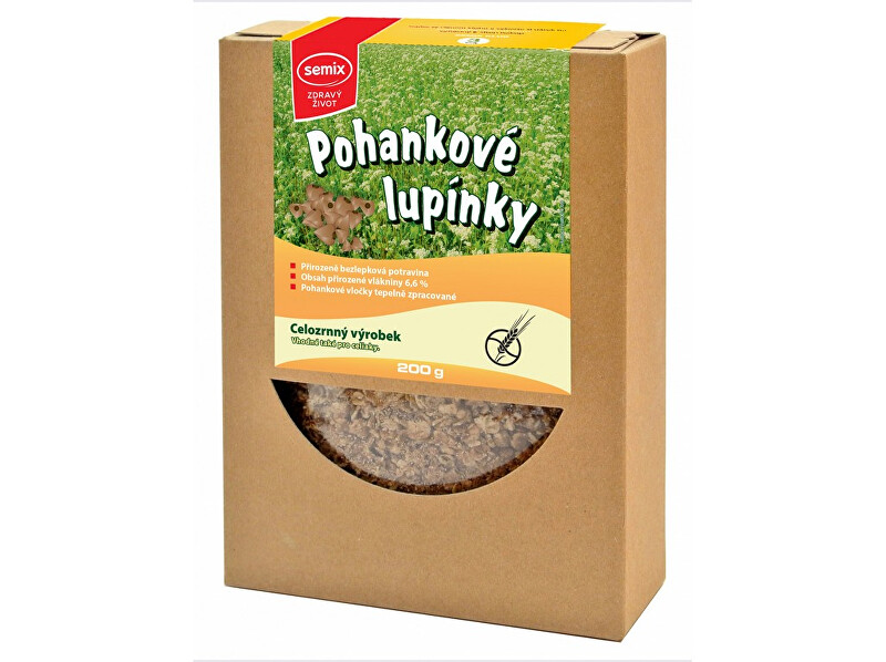 Zobrazit detail výrobku Semix Pohankové lupínky 200g Zobrazit detail výrobku Semix Pohankové lupínky 200g