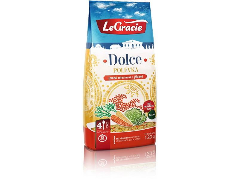 Zobrazit detail výrobku LeGracie Polévka Dolce 120g Zobrazit detail výrobku LeGracie Polévka Dolce 120g