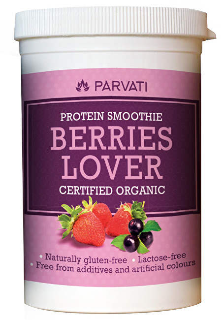 Parvati Bio Proteinový nápoj Berries Lover 160 g