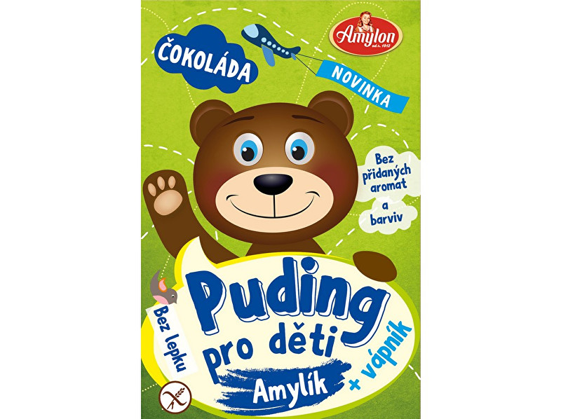 Zobrazit detail výrobku Amylon Puding čokoládový pro děti Amylon 40g - bez lepku Zobrazit detail výrobku Amylon Puding čokoládový pro děti Amylon 40g - bez lepku