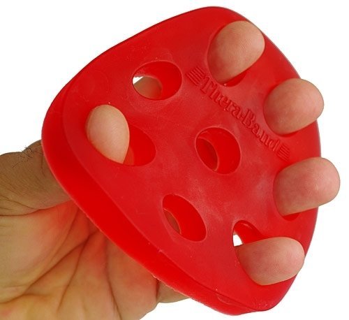 Thera-Band Thera-Band Hand Xtrainer - posilovač prstů a dlaně Červený - měkký