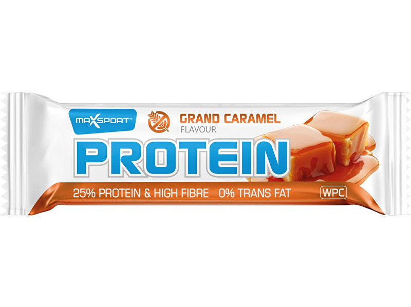 Zobrazit detail výrobku Max sport Tyčinka proteinová protein caramel 60 g Zobrazit detail výrobku Max sport Tyčinka proteinová protein caramel 60 g