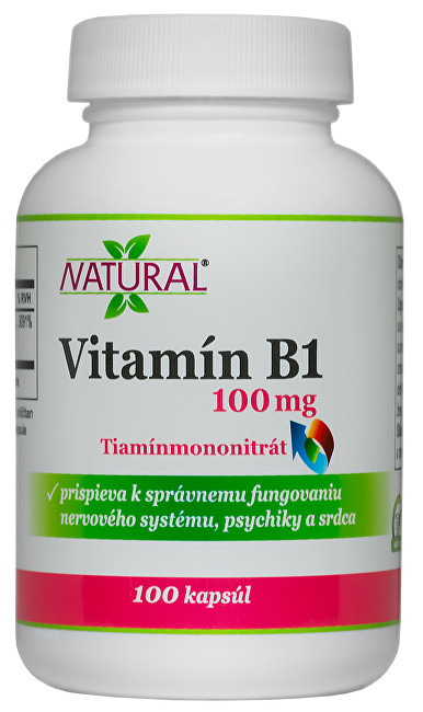 Natural SK Vitamín B1 100mg 100 kapslí