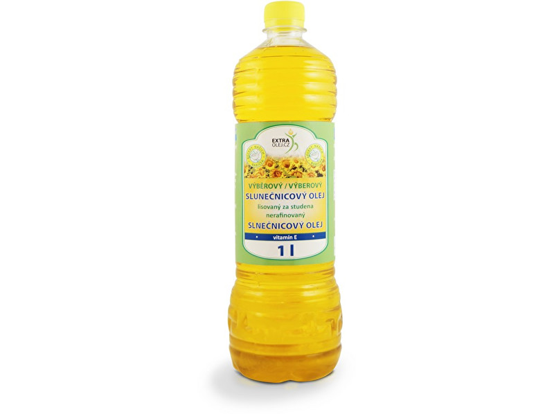 Zobrazit detail výrobku Extra Olej Výběrový slunečnicový olej 1l plast min. trv. 21.11. 2018 Zobrazit detail výrobku Extra Olej Výběrový slunečnicový olej 1l plast min. trv. 21.11. 2018