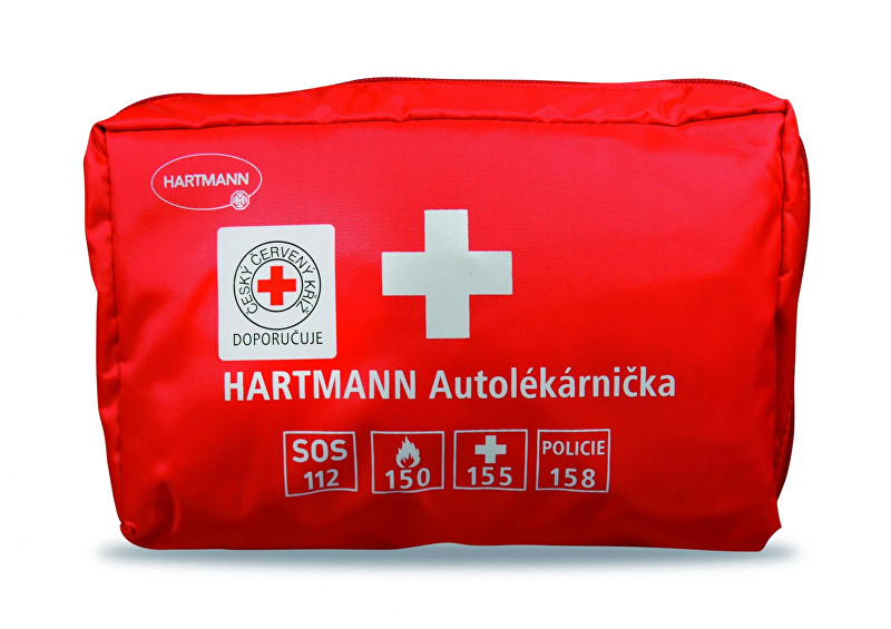Hartmann Autolékárnička textilní - červená
