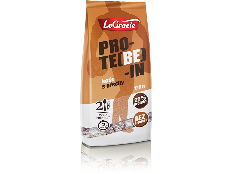 Zobrazit detail výrobku LeGracie Bezlepková proteinová kaše PRO-TE(BE)-IN ořechy 120g Zobrazit detail výrobku LeGracie Bezlepková proteinová kaše PRO-TE(BE)-IN ořechy 120g