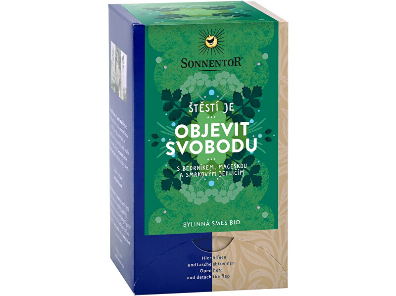 Zobrazit detail výrobku Sonnentor Bio bylinná směs s kořením Objevit svobodu 18x1,5g Zobrazit detail výrobku Sonnentor Bio bylinná směs s kořením Objevit svobodu 18x1,5g