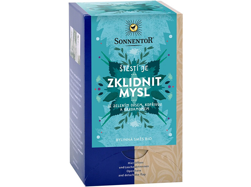 Zobrazit detail výrobku Sonnentor Bio bylinná směs s kořením Zklidnit mysl 18x1,7g Zobrazit detail výrobku Sonnentor Bio bylinná směs s kořením Zklidnit mysl 18x1,7g