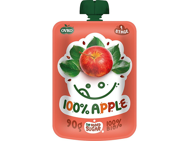 Zobrazit detail výrobku OVKO Bio kapsička 100% jablko OVKO 90 g Zobrazit detail výrobku OVKO Bio kapsička 100% jablko OVKO 90 g